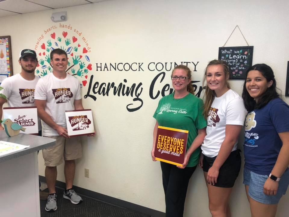 Hancock County Learning Center, Britt— Haul Out Hunger Iowa Select Farms